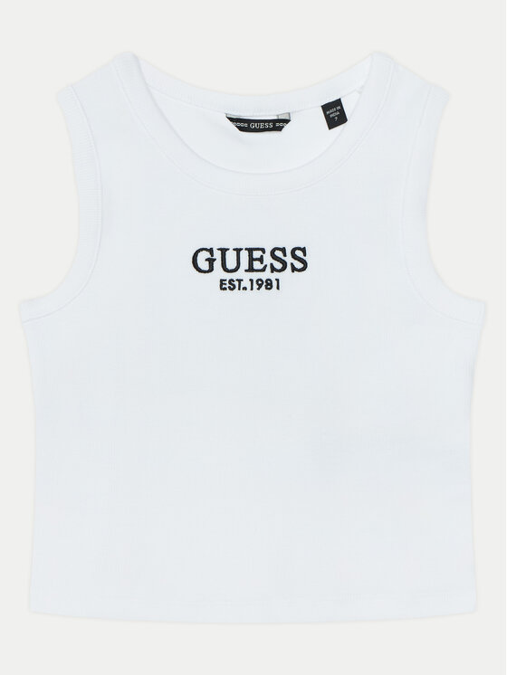 Guess Guess Felső J4YI16 KBZP4 Fehér Regular Fit