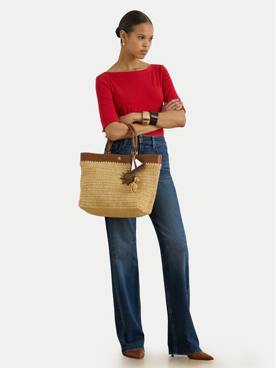 LAUREN RALPH LAUREN LAUREN RALPH LAUREN Bluză 200654963200 Roșu Slim Fit