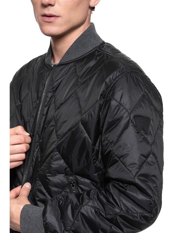 Wrangler Wrangler Giacca di transizione BOMBER JACKET Nero Regular Fit