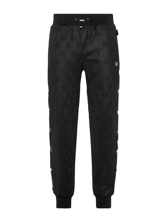 PHILIPP PLEIN PHILIPP PLEIN Jogger nohavice 11463 Čierna Jogger Fit