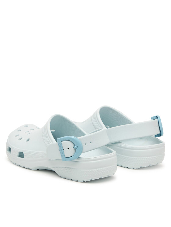 Crocs Crocs Şlapi Classic Enamel Buckle Clog 213347 Albastru deschis