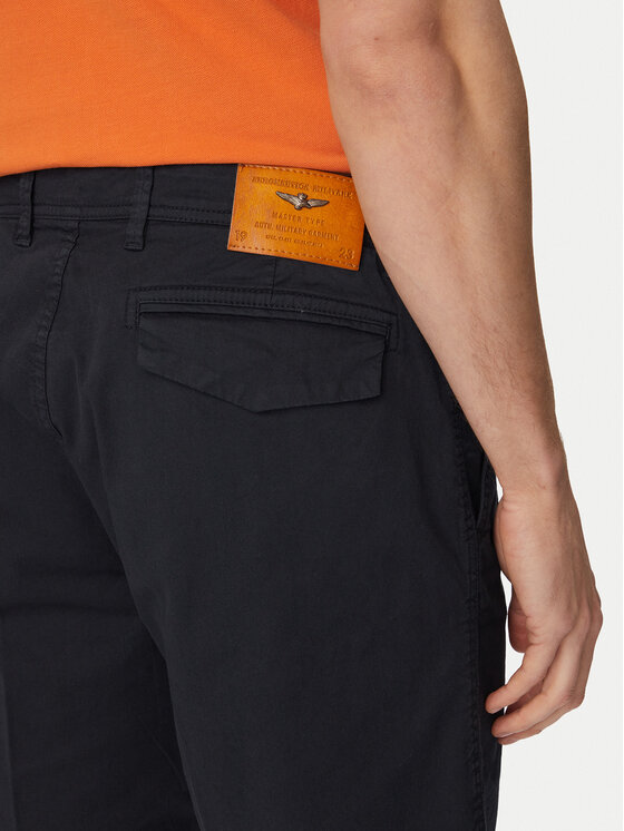 Aeronautica Militare Aeronautica Militare Stoffshorts 261BE0278UCT04292 Dunkelblau Regular Fit