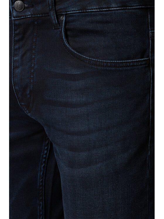 Lancerto Lancerto Jeansy Darren SP113222000014 Granatowy Slim Fit