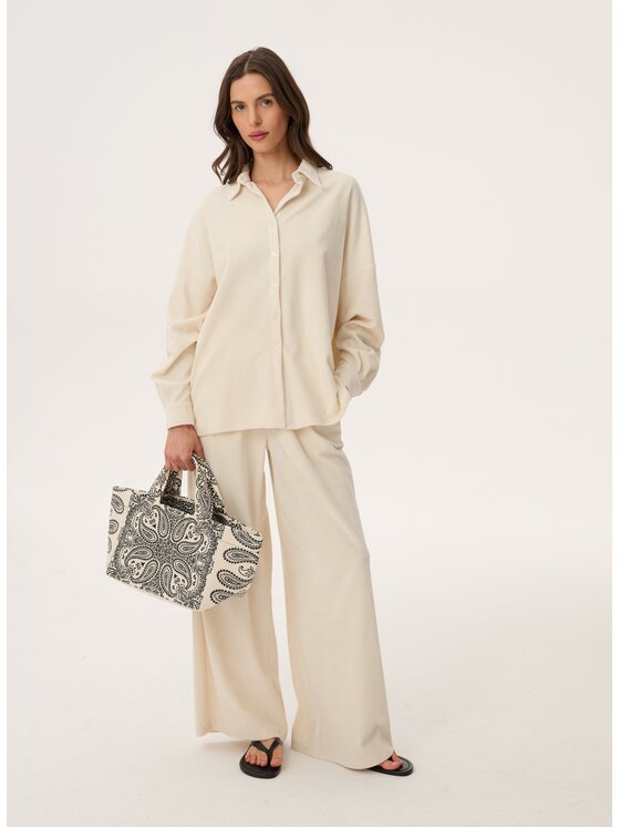 LEBRAND LEBRAND Koszula Meryl Biały Oversize