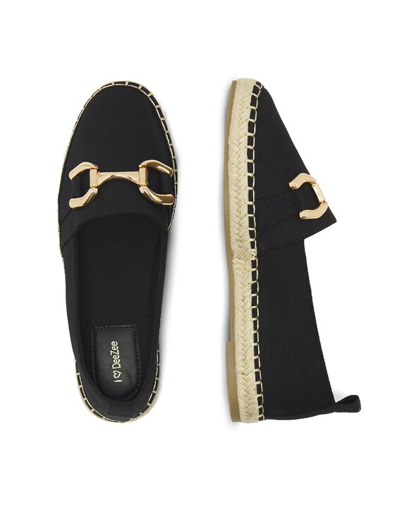 DeeZee DeeZee Espadryle WSS21182-01 Czarny