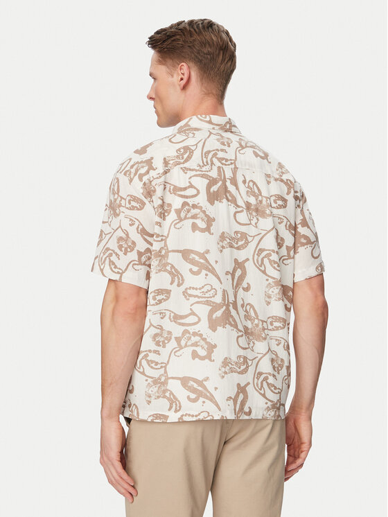 Jack & Jones Jack & Jones Camicia Montauk 12293763 Bianco Relaxed Fit