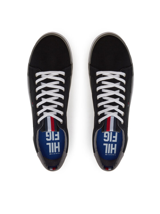 Tommy Hilfiger Tommy Hilfiger Tenisówki Harlow 1D FM0FM00596 Czarny