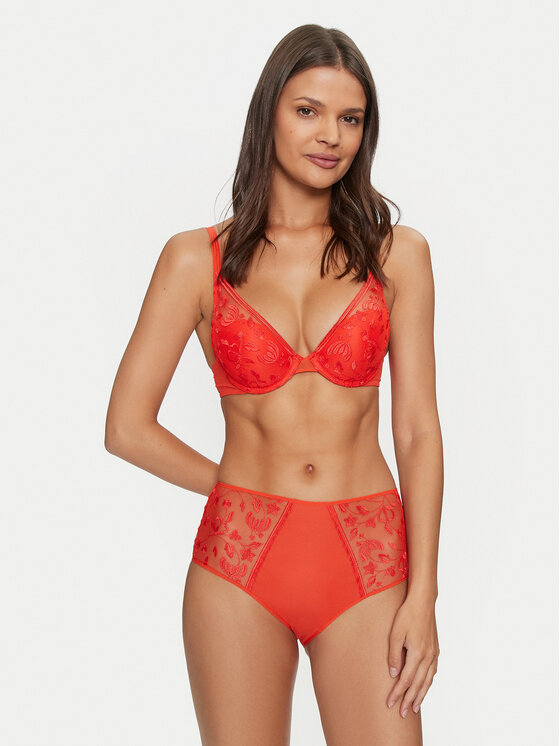 Chantelle Chantelle Mutande classiche a vita alta Philter C22CC5 Arancione