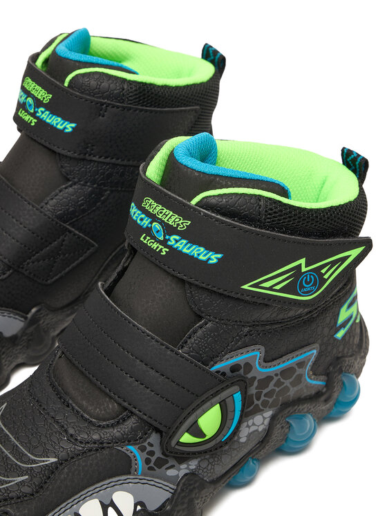 Skechers Skechers Śniegowce Skech-O-Saurus Lights 2.0 400122L BKLM Czarny