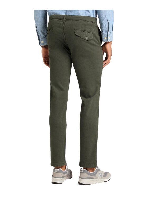 Lee Lee Pantaloni chino L768QL61 Verde Regular Fit