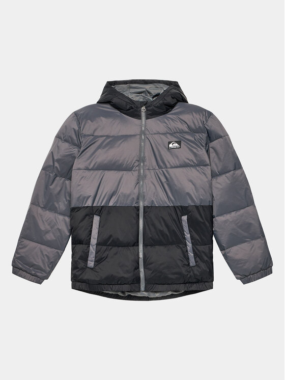 Quiksilver Quiksilver Vatovaná bunda Wolfs EQBJK03277 Šedá Regular Fit