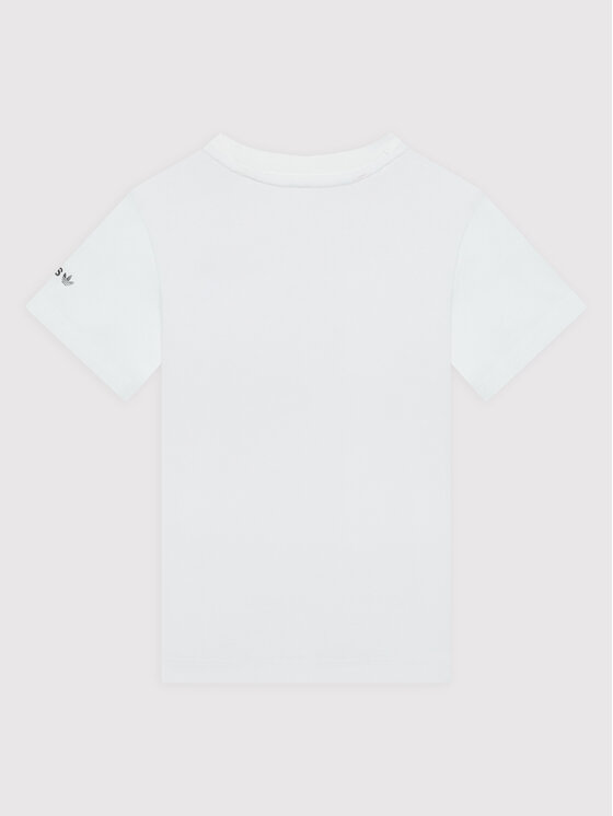 adidas adidas T-krekls Graphic Stoked Beach HE6908 Balts Regular Fit