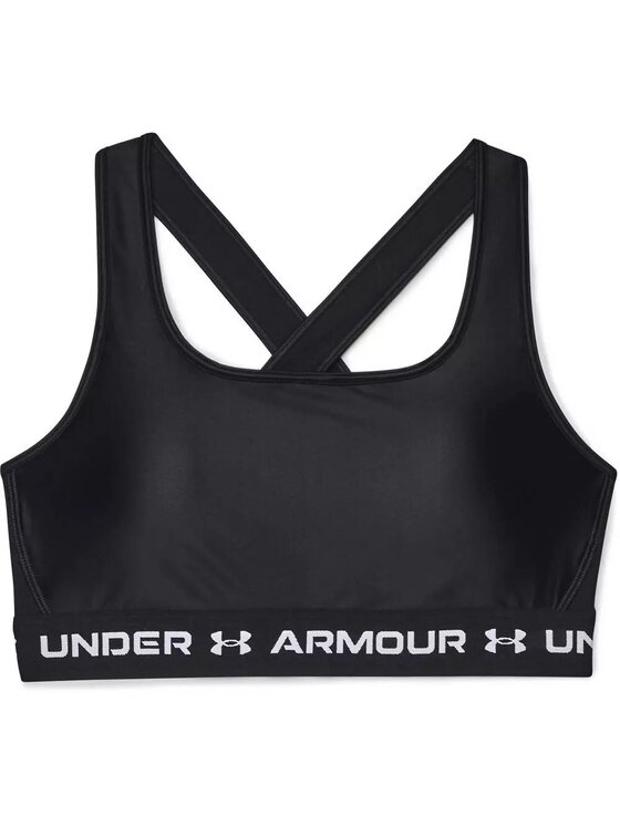 Under Armour Under Armour Biustonosz sportowy Crossback Matte/Shine Czarny