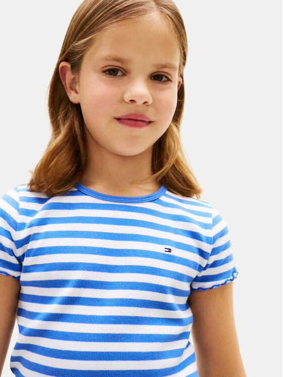 Tommy Hilfiger Tommy Hilfiger T-shirt KG0KG08590 Blu Slim Fit