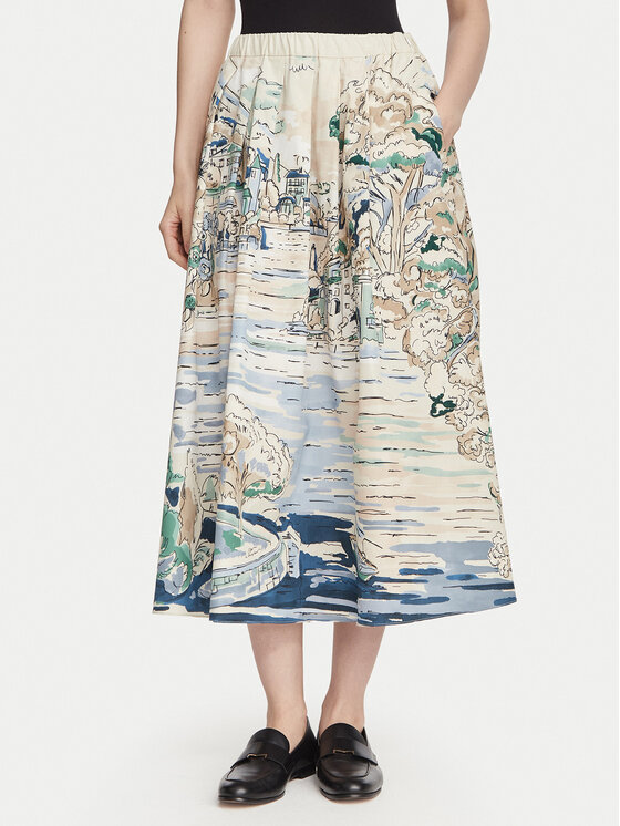 Weekend Max Mara Weekend Max Mara Φούστα midi Adepto 2625106011 Μπεζ Regular Fit
