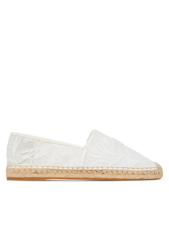 KARL LAGERFELD Espadrilky Kamini KL80121A Biela