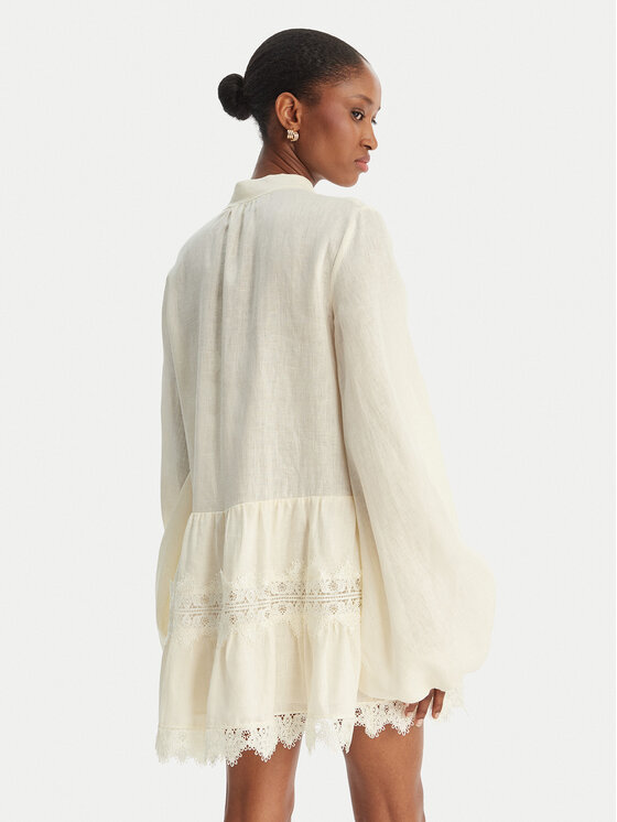 Bardot Bardot Лятна рокля Antonia 59849DB Бежов Relaxed Fit