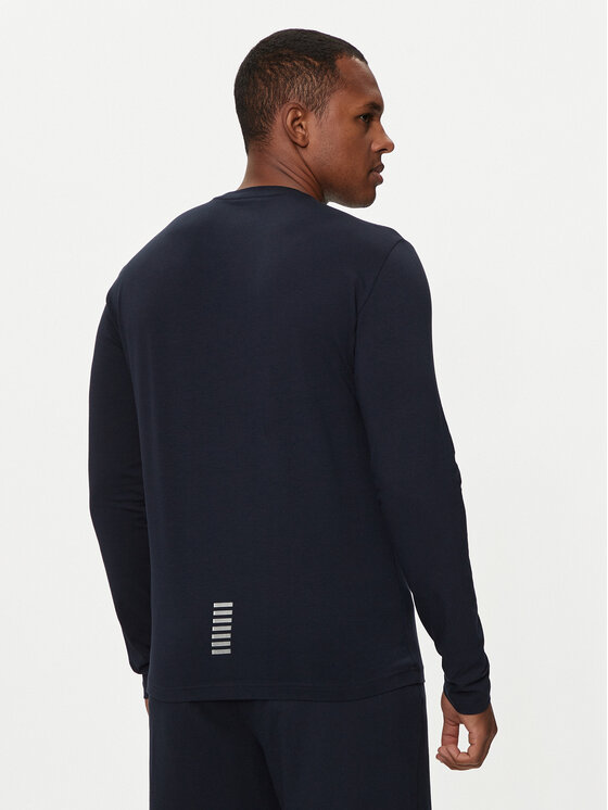 EA7 Emporio Armani EA7 Emporio Armani Longsleeve 8NPT28 PJVQZ 0562 Granatowy Regular Fit