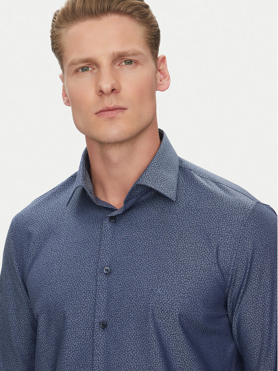 Calvin Klein Calvin Klein Košeľa K10K114311 Tmavomodrá Regular Fit