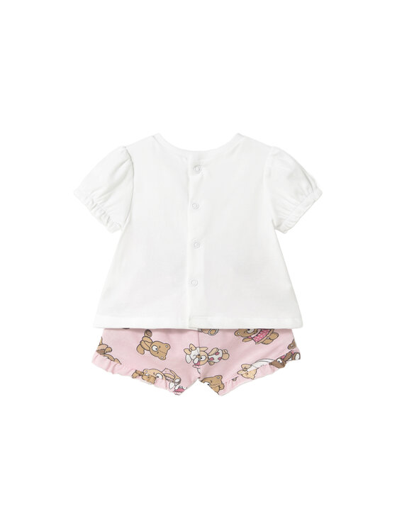 Mayoral Mayoral Completo T-shirt e pantaloncini 1256 Rosa Regular Fit