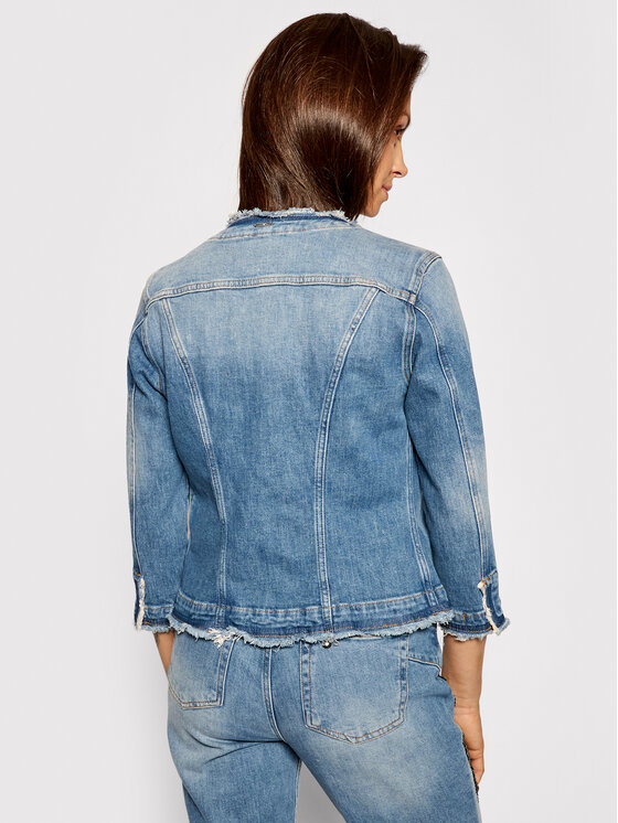 Giacca di jeans UA1033 D4598 Blu scuro Regular Fit...