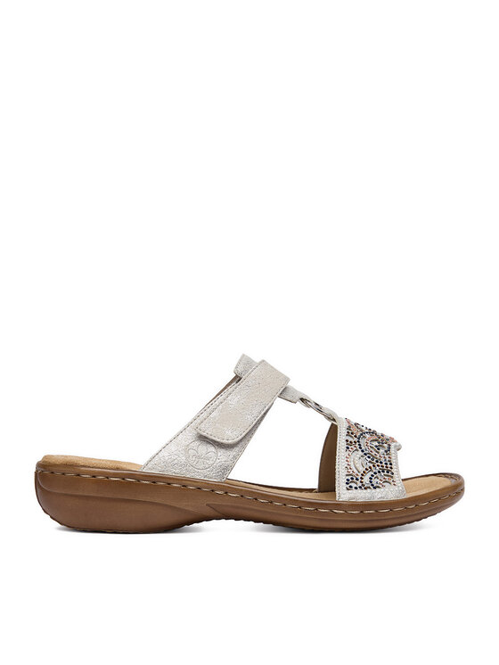 Rieker Rieker Natikači CEO-608K2-40 Srebrna