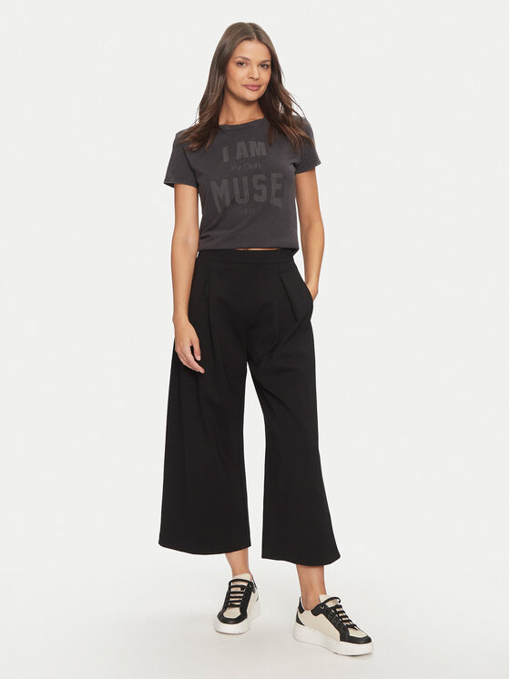 Deha Deha T-shirt C12151 Nero Regular Fit