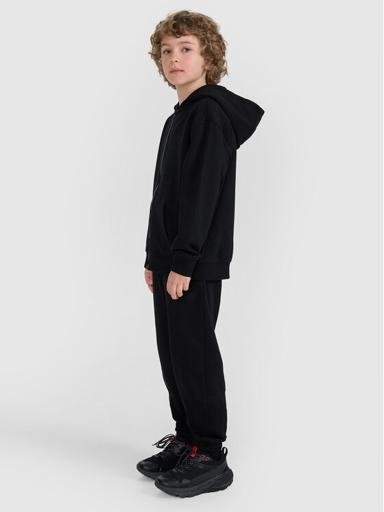 4F 4F Bluza BASIC+ Czarny Oversize