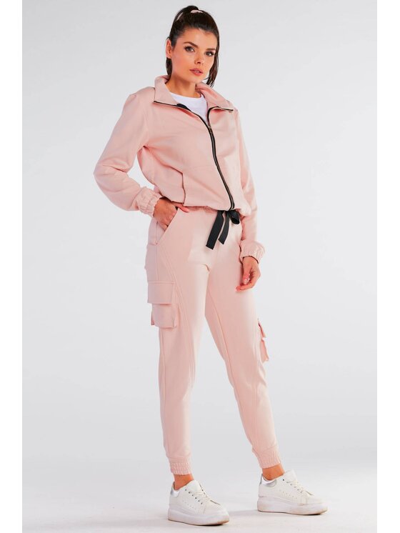 Infinite You Infinite You Bluza M246 Różowy Basic Fit