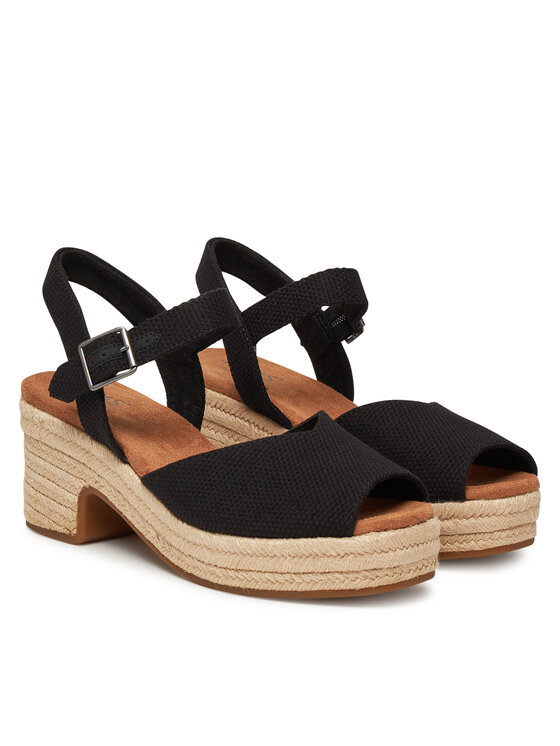 Toms Toms Espadrillid Isla Peep Toe 10021982 Must