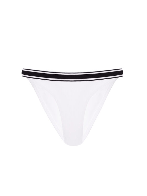 Miss Lou Miss Lou Bikini pezzo sotto D-AW1-B Bianco
