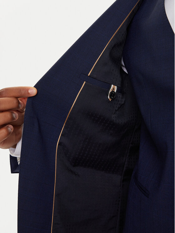 BOSS Boss Odijelo H-Huge 50521724 Tamnoplava Slim Fit