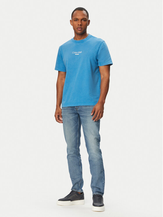 Calvin Klein Jeans Calvin Klein Jeans Tričko LV04RB824G Modrá Regular Fit