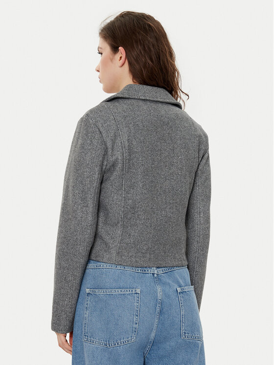JDY JDY Преходно яке Mellow 15339416 Сив Regular Fit