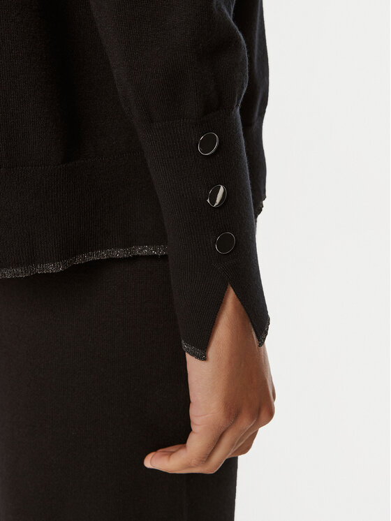 Liu Jo Liu Jo Svetr WF4009 Černá Reglan Fit