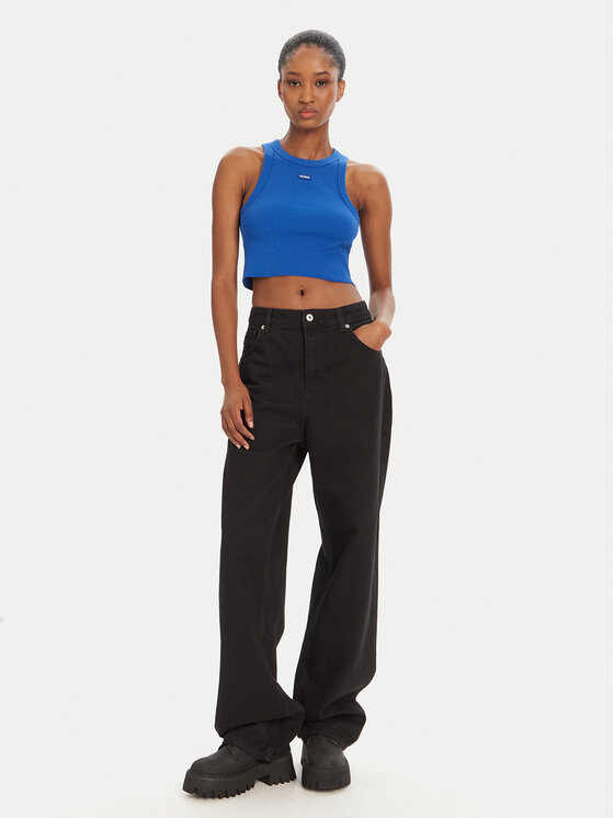 HUGO HUGO Top Baby 50511450 Plava Slim Fit