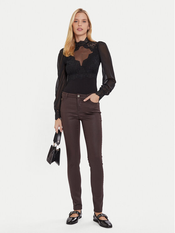 Morgan Morgan Τζιν 252-PALAO Καφέ Slim Fit