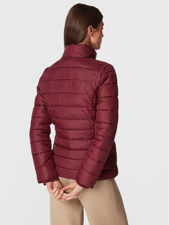 Tommy Jeans Tommy Jeans Zimska jakna Essential DW0DW09062 Bordo rdeča Slim Fit