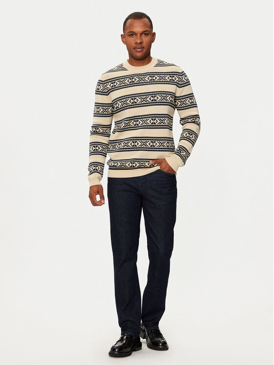 Matinique Matinique Pulover Triton 30207482 Bež Regular Fit