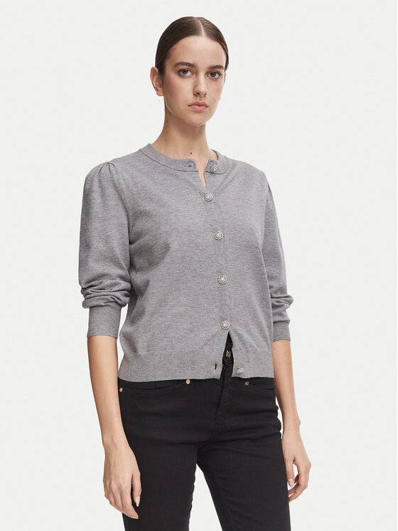 Morgan Pletena jopica 262-MKNOT Siva Regular Fit