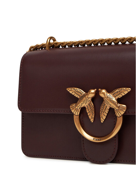 PINKO PINKO Torebka Love One Mini Dc PE 25 PCPL 100074 A0F1 Fioletowy