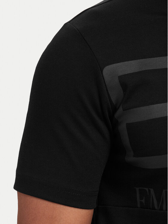EA7 Emporio Armani EA7 Emporio Armani Футболка 7M002200 AF27188 MC334 Чорний Regular Fit