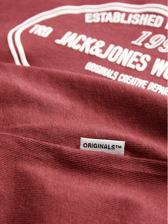 Jack & Jones Jack & Jones Póló York 12283800 Piros Relaxed Fit