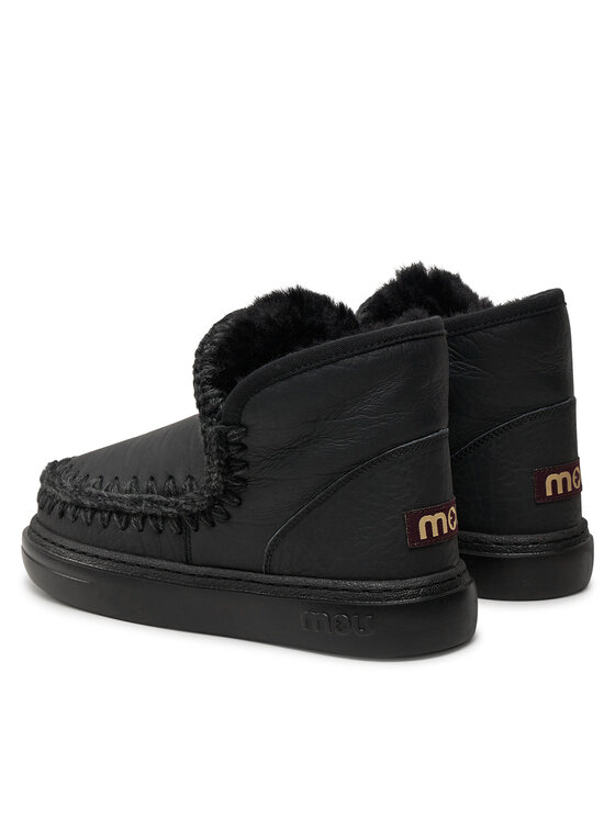 Mou Mou Čizme za snijeg Eskimo Sneaker Bold FW411000B Crna