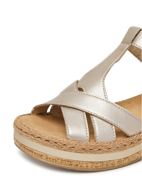 Rieker Rieker Sandali V0919-90 Zlata