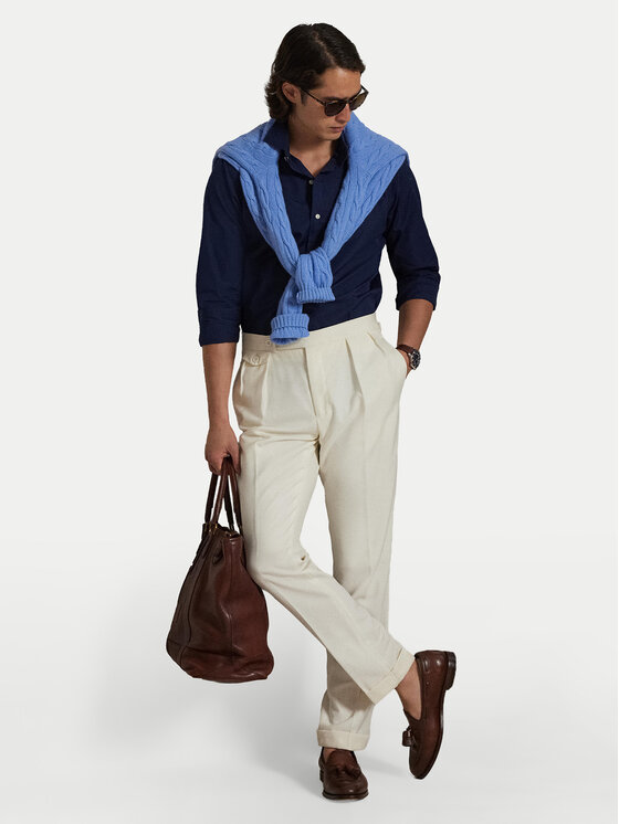 Polo Ralph Lauren Polo Ralph Lauren Πουκάμισο 710P01396003 Σκούρο μπλε Custom Fit