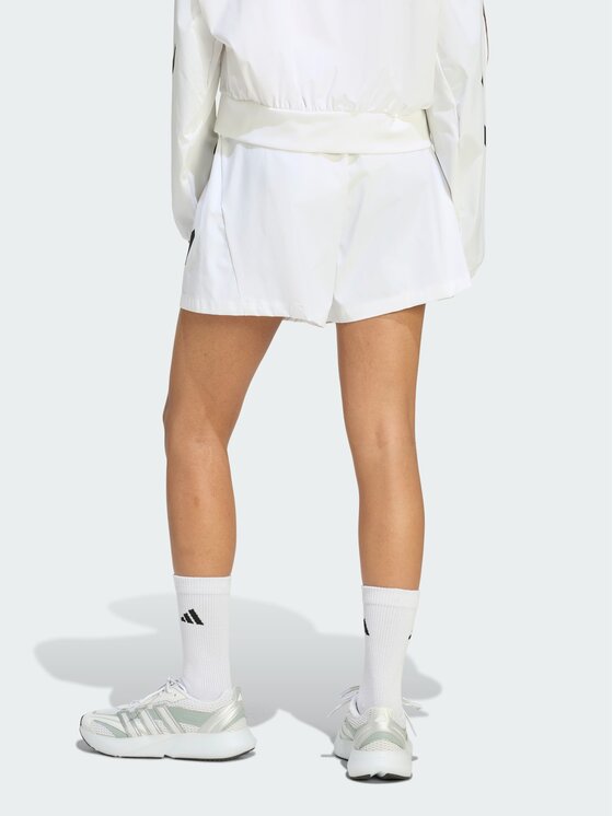 adidas adidas Szorty materiałowe 159192 Biały Loose Fit