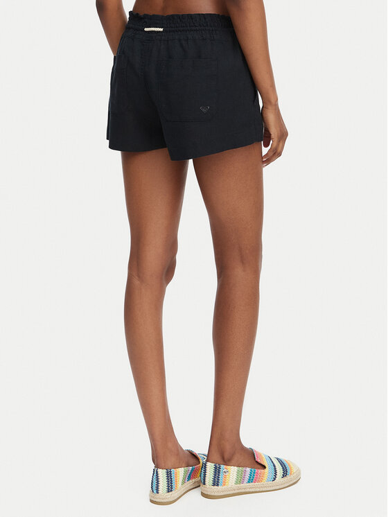 Roxy Roxy Kratke hlače Oceanside ARJNS03007 Crna Regular Fit