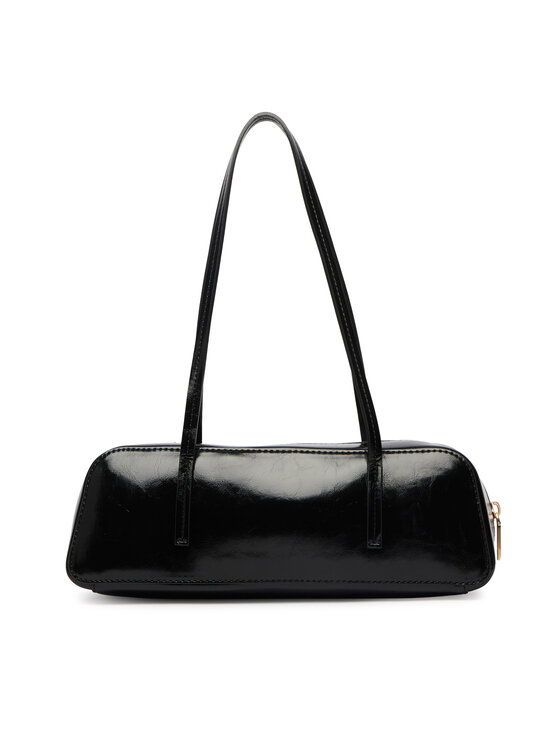 Calvin Klein Calvin Klein Rankinė Foil Logo Glossy Bauletto LV04F3638G Juoda