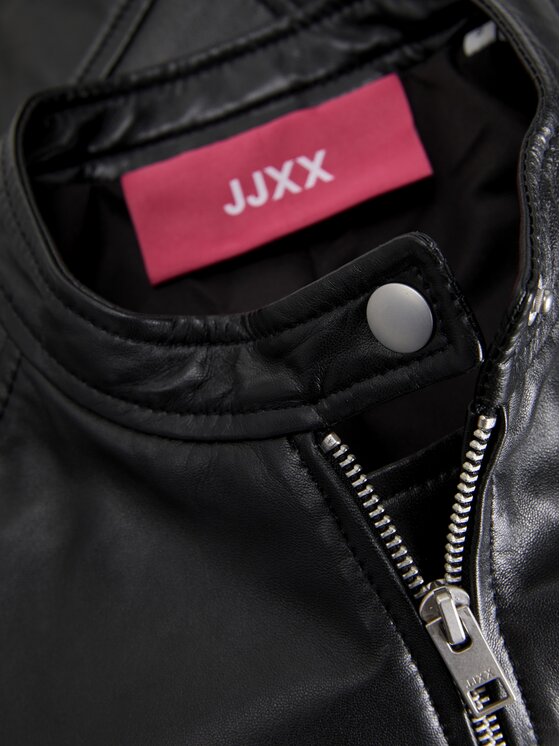 JJXX JJXX Bunda z imitácie kože Ava 12258376 Čierna Slim Fit